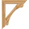 Ekena Millwork Legacy Traditional Rough Sawn Bracket w/ Offset Brace, Western Red Cedar, 8"W x 42"D x 48"H BKT0806X42X48LEC01RWR - alternate 2